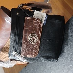 NWT Leather Croft & Barrow bag